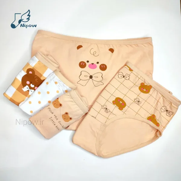 شورت نخی زنانه خرسی XL - Image 3