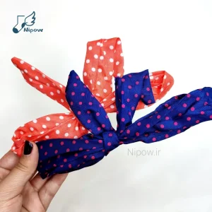 تل مو جادویی فنردار طرح خال خالی – قابل فرم‌دهی با طرح‌های شاد