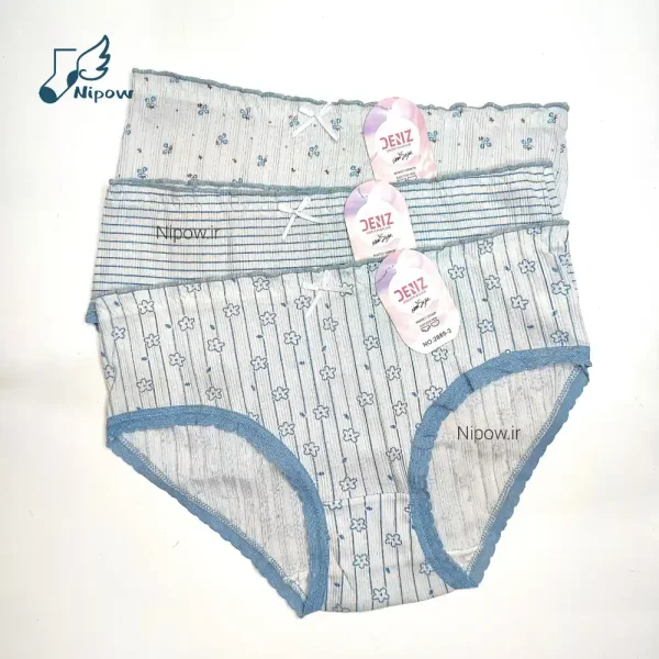 شورت فانتزی زنانه طرح گل 2XL - Image 3