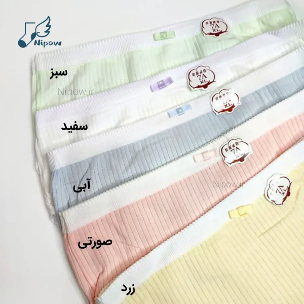 شورت زنانه کبریتی پاستلی XL - Image 4