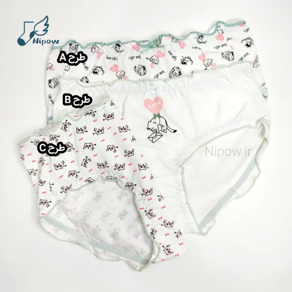شورت عروسکی زنانه گربه ای XL - Image 3