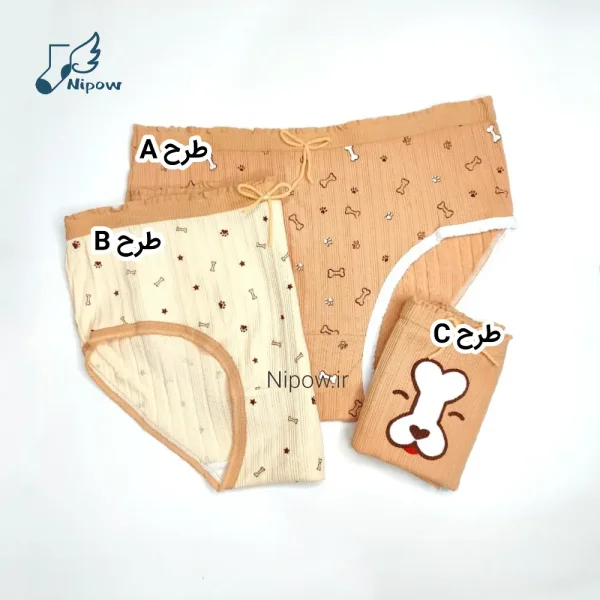 شورت عروسکی زنانه 2XL طرح پاپی - Image 4