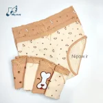 شورت عروسکی زنانه پاپی کرم قهوه ای
